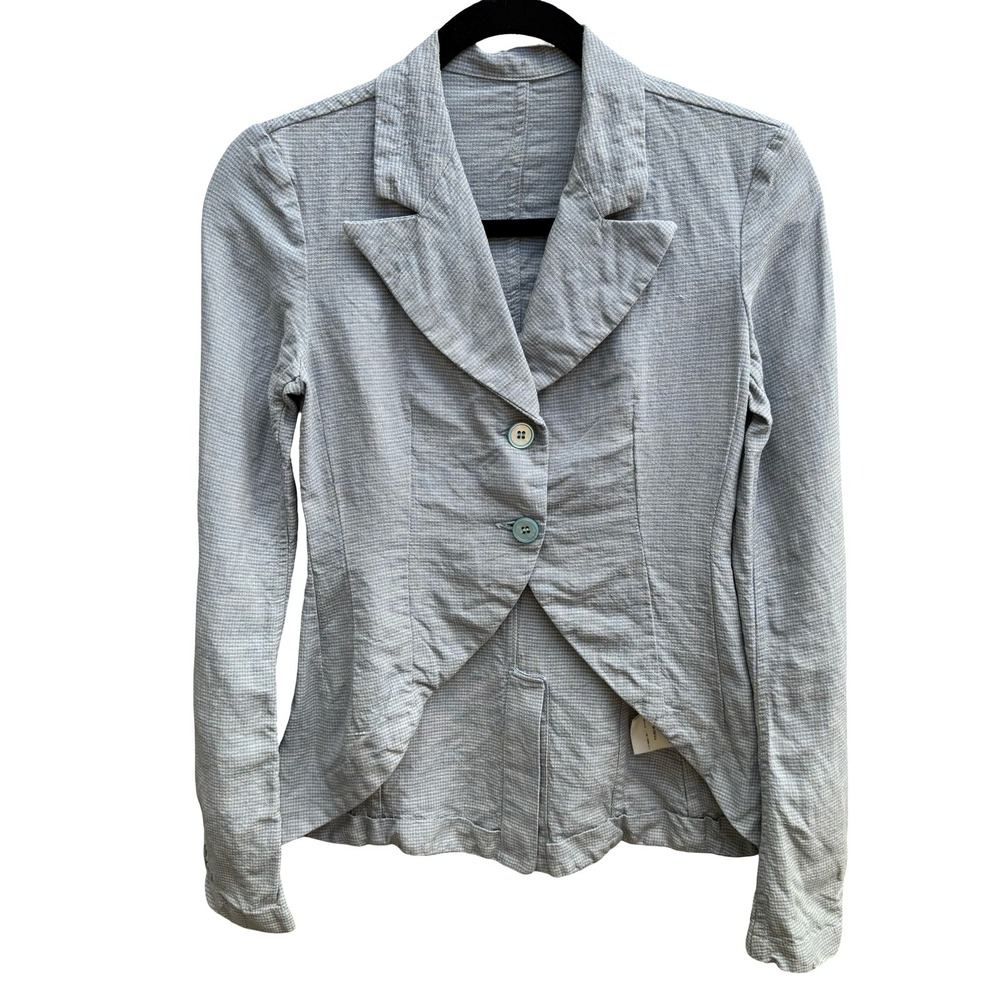 Cool‎ Hunting People 100% Italian Flax Linen Cutaway Blazer Jacket Equestrian XS